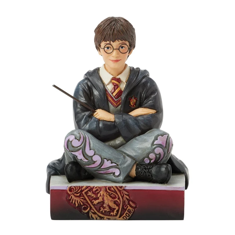 Statuetta Harry Potter con bacchetta 10.5cm Multicolore Jim Shore