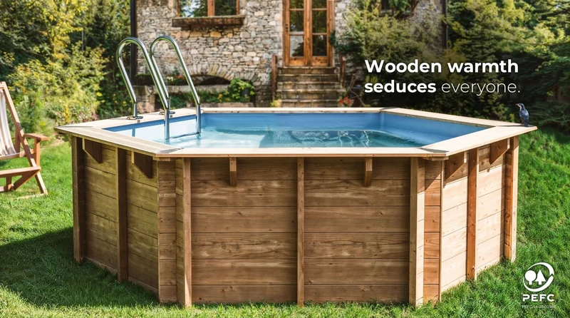 Piscina elevada de madera Gre Sunbay Violette 2 500x127