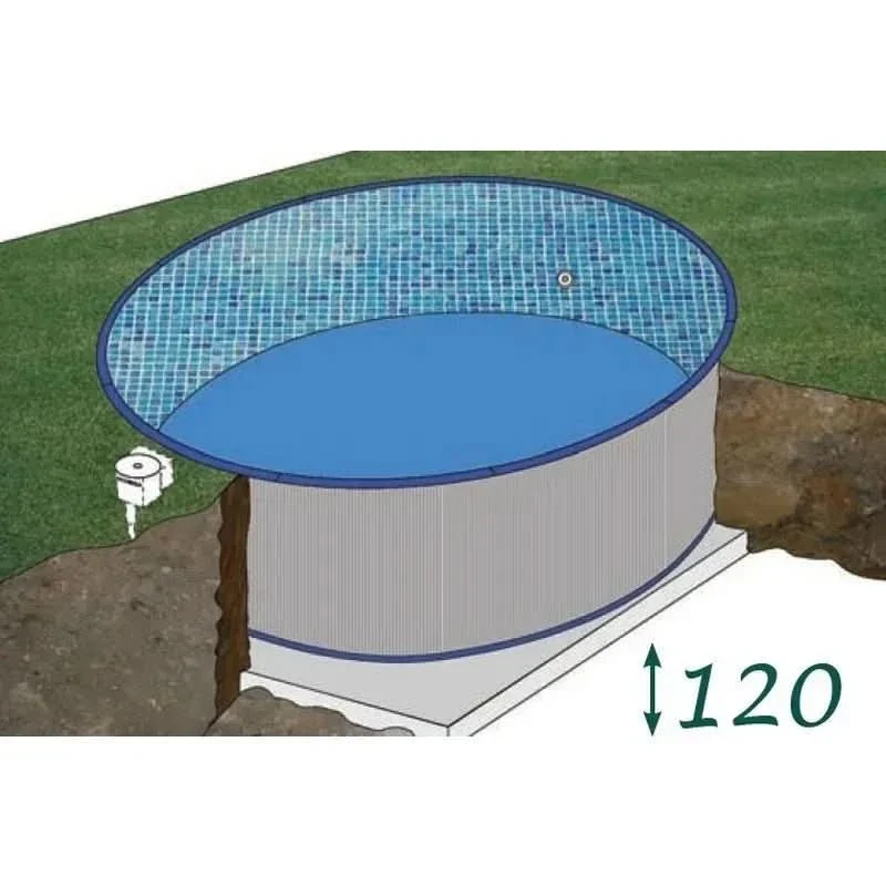 Piscina enterrada Gre Sumatra circular en kit