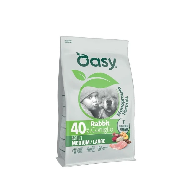 OASY SACCO CROCCHETTE CANE ADULTO CONIGLIO 10 KG