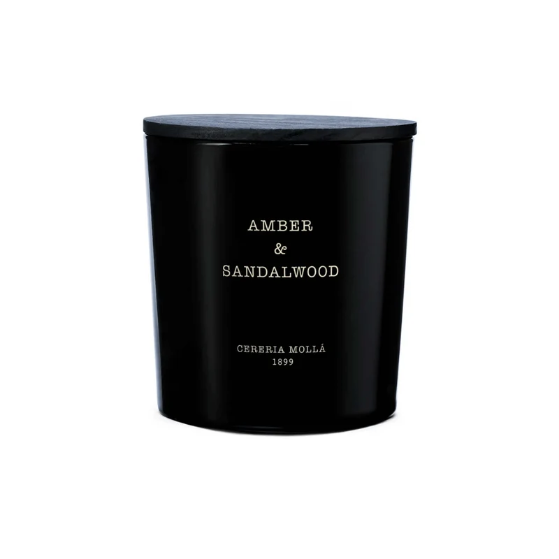 CANDELA XL 3 STOPPINI 600GR AMBER & SANDALWOOD