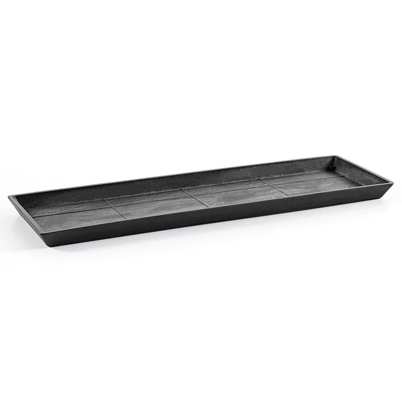 SOTTOVASO RETTANGOLARE NERO 55CM