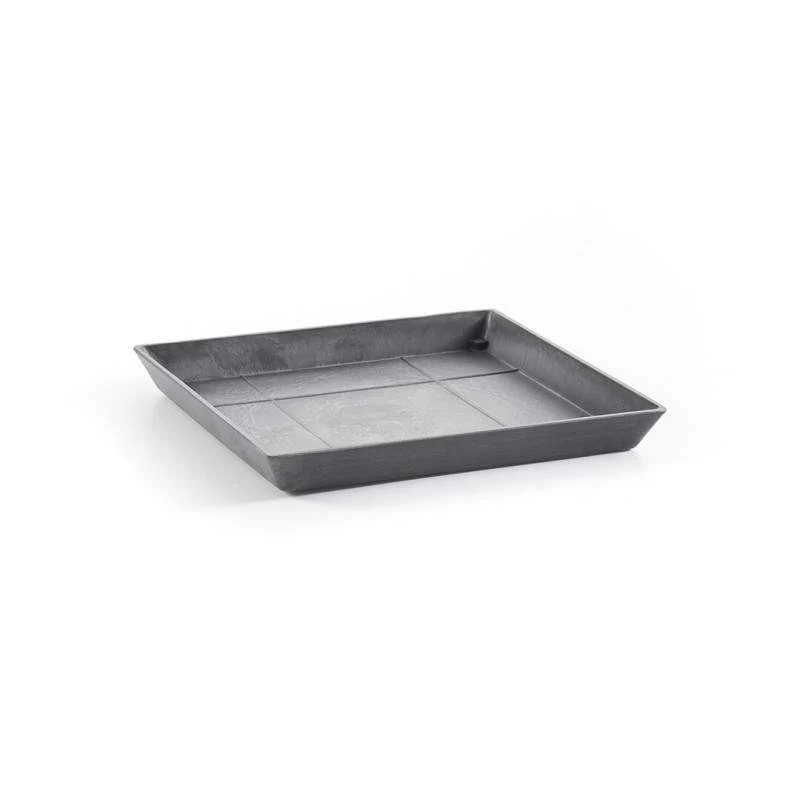 SOTTOVASO QUADRATO ROTTERDAM GRIGIO 28CM