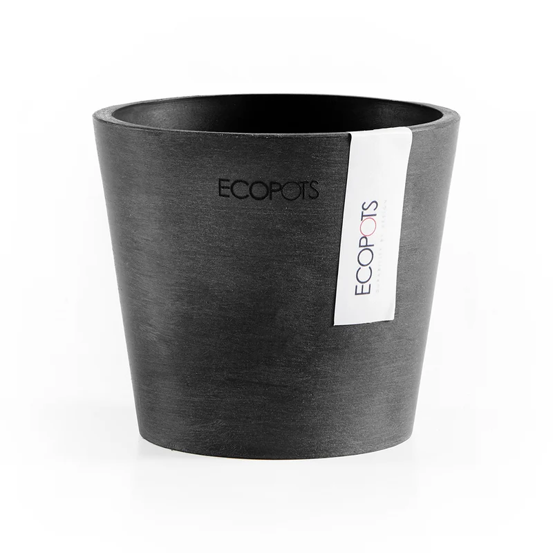 VASO AMSTERDAM MINI D10,5x9,2CM GRIGIO SCURO