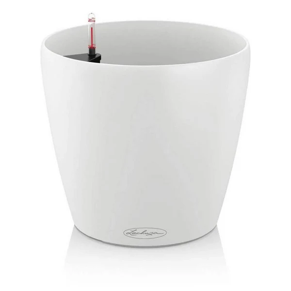 VASO CLASSICO COLOR BIANCO D28XH26CM