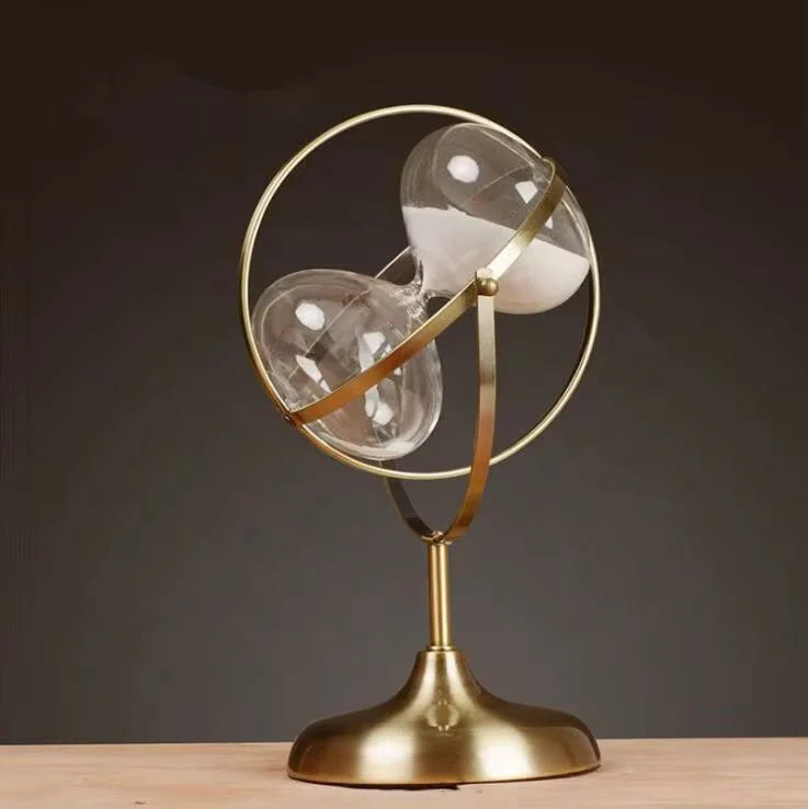 TimelyGrace – Elegant timeglas med roterende vintage-charme