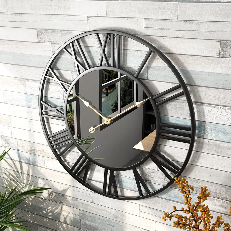 TimeCraft – Vægur i vintagestil med industriel charme og iøjnefaldende reflekterende detaljer