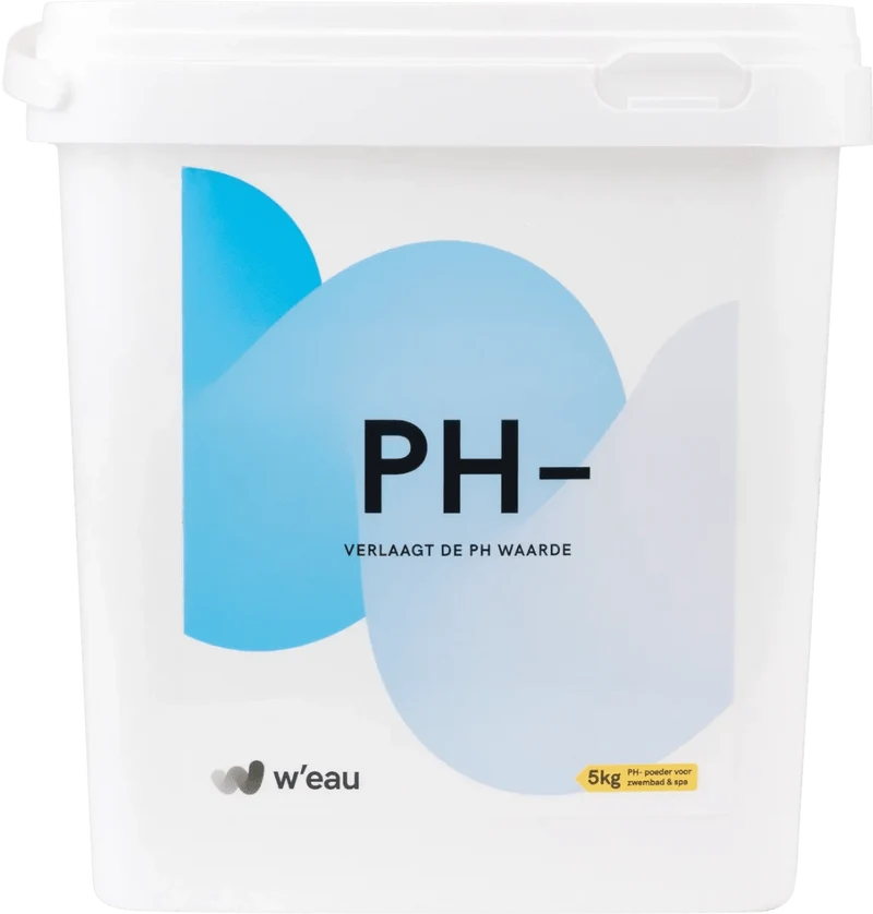 W'eau pH minus poeder 5 kg