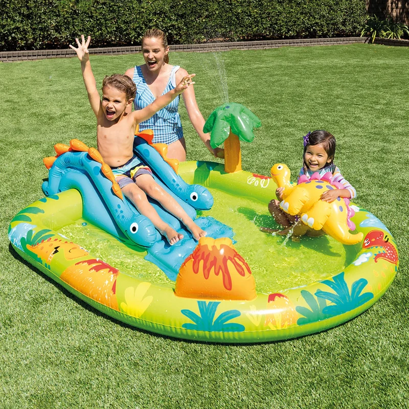 Intex Piscina Play Center Dinosauri Piccolo 191cm x 152cm x 58cm