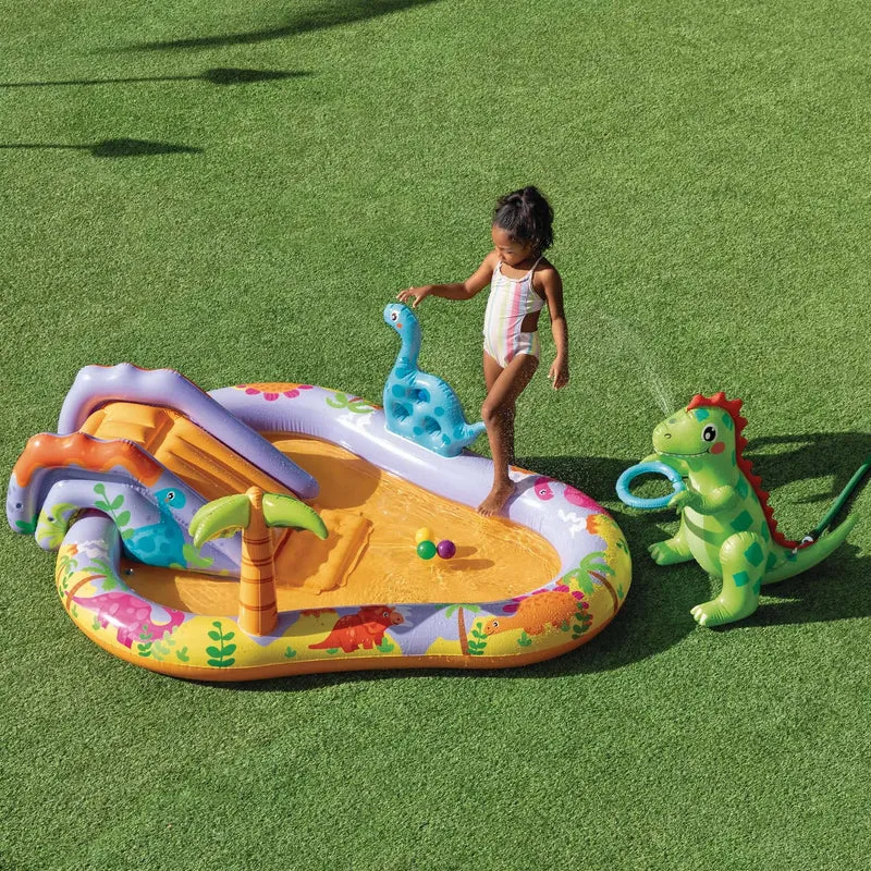 Intex Piscina Gonfiabile Play Center Dino Park - 210x157x69cm