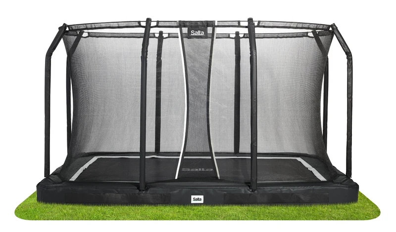 Salta Premium Ground Trampoline met Veiligheidsnet - 366 x 244 cm - Zwart