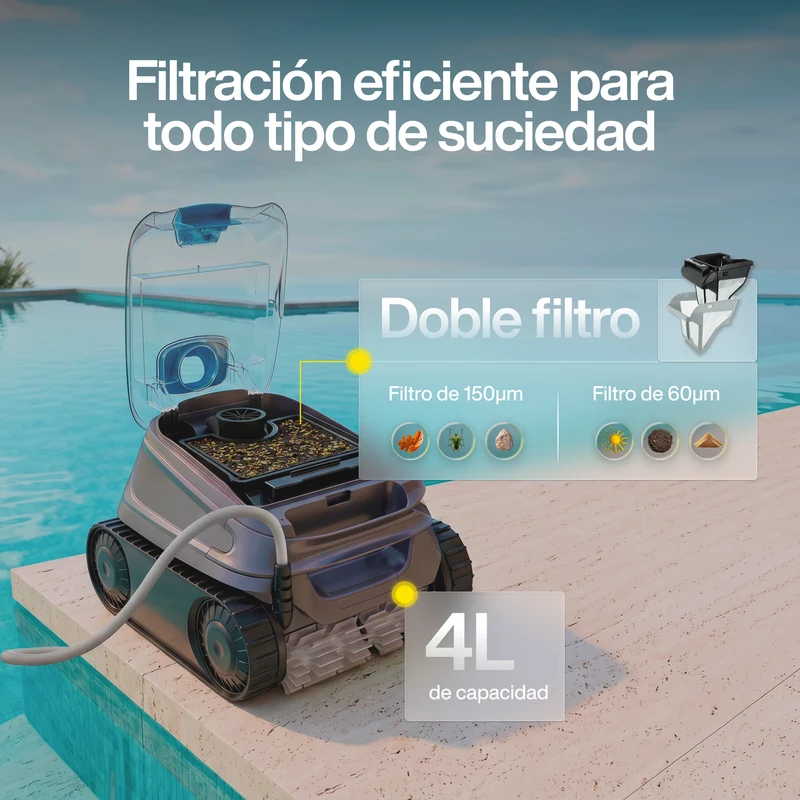 Zodiac CNX 30 iQ Robot limpiafondos con cable para piscina
