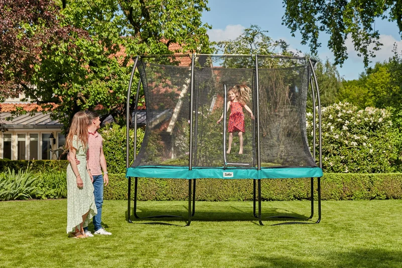 Salta Comfort Edition Trampoline met Veiligheidsnet - 214 x 305 cm - Groen