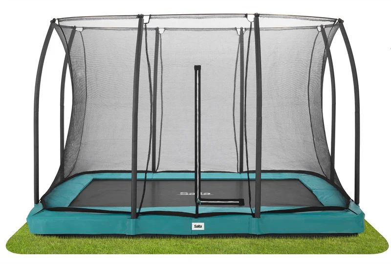 Salta Comfort Edition Ground Trampoline met Veiligheidsnet - 305 x 214 cm - Groen