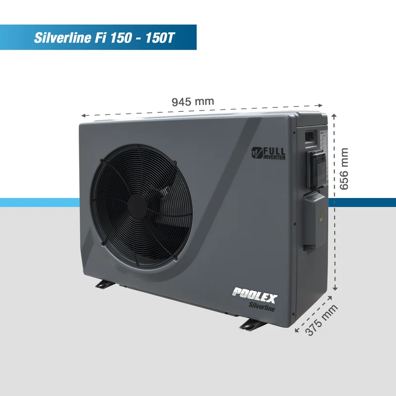 Poolex Silverline Fi Full Inverter WiFi Bomba de calor para piscina