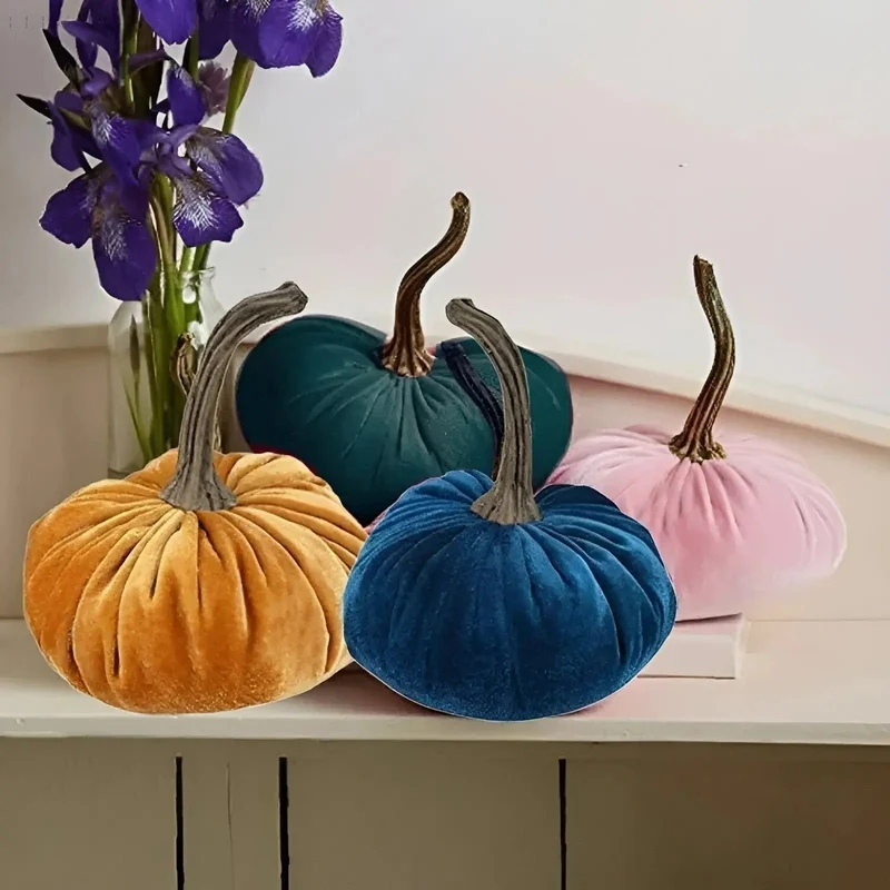 PumpkinPlush – Håndlavet blød Halloween-græskarplyspude Elegare