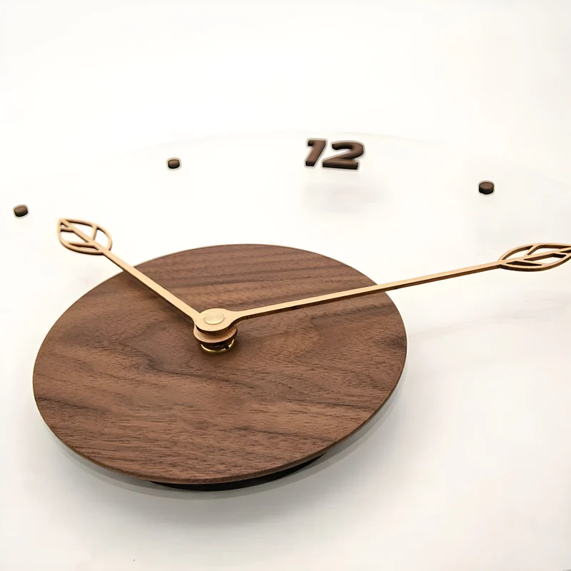 TimberTick - Minimalistisk lydløst vægur med rent design til ethvert rum
