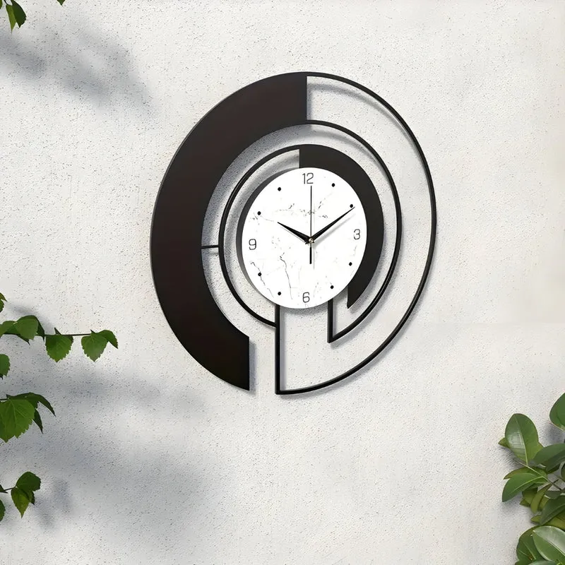 CalmTick – Silent geometrisk vægur med stille bevægelse til fredelige opholdsrum