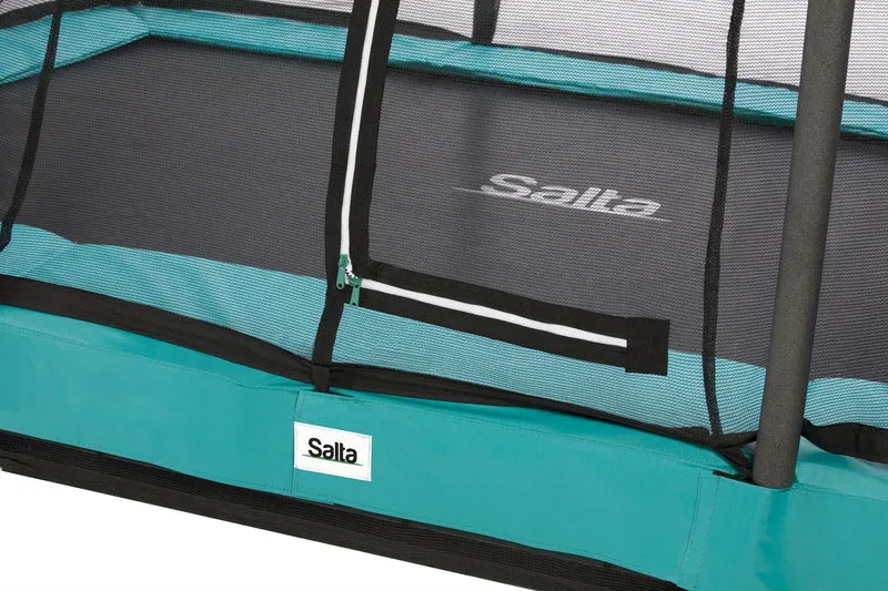 Salta Comfort Edition Ground Trampoline met Veiligheidsnet - 366 x 244 cm - Groen