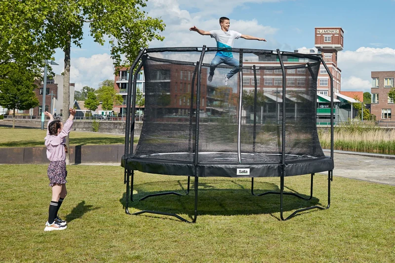 Salta Premium Edition Trampoline met Veiligheidsnet - Zwart - 183 cm