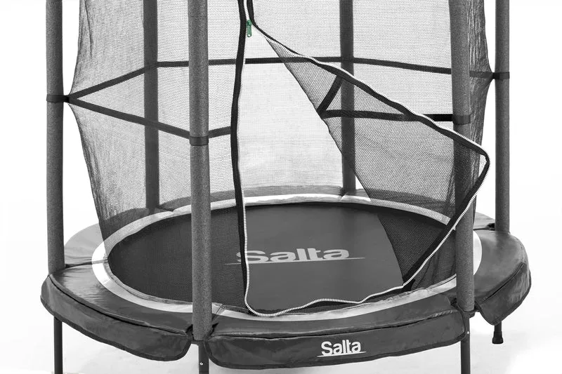 Salta Junior Trampoline met Veiligheidsnet - 140 cm - Zwart
