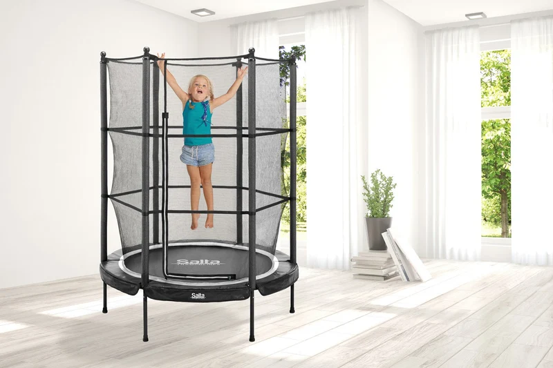 Salta Junior Trampoline met Veiligheidsnet - 140 cm - Zwart