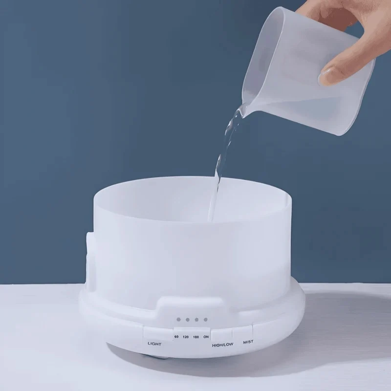 MistVibe – Fjernstyret aromaspreder med Bluetooth-højttaler og omgivende belysning