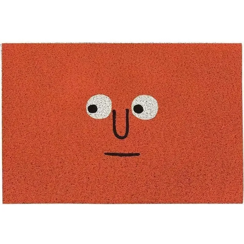 CheekyMat - Moderne dørmåtte med smiley design og skridsikker overflade