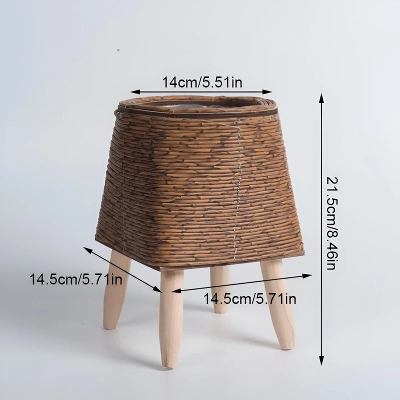 WovenRoot - Dekorativ plantekasse med rustikt inspireret design og tidløs accent til ethvert indendørsmiljø