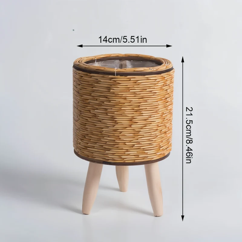 WovenRoot - Dekorativ plantekasse med rustikt inspireret design og tidløs accent til ethvert indendørsmiljø