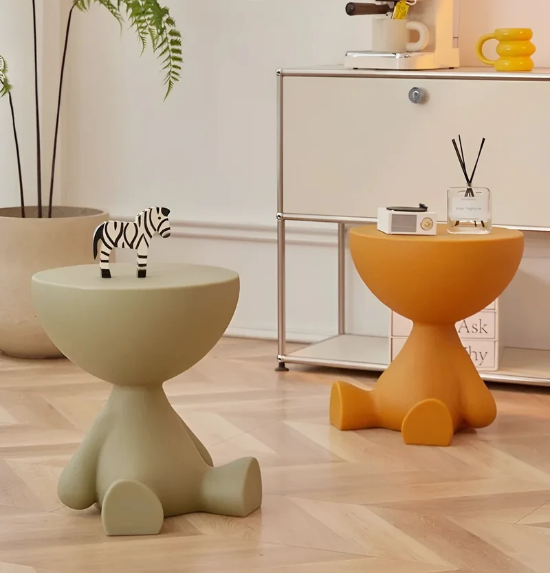StyleNest – Rundt sidebord med moderne design og multifunktionel brug