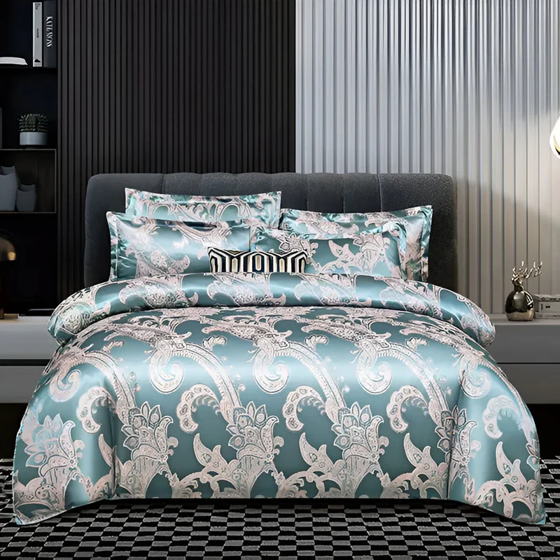 OpalDream – Luksuriøst sengetøjssæt med jacquarddesign og silkeblødhed