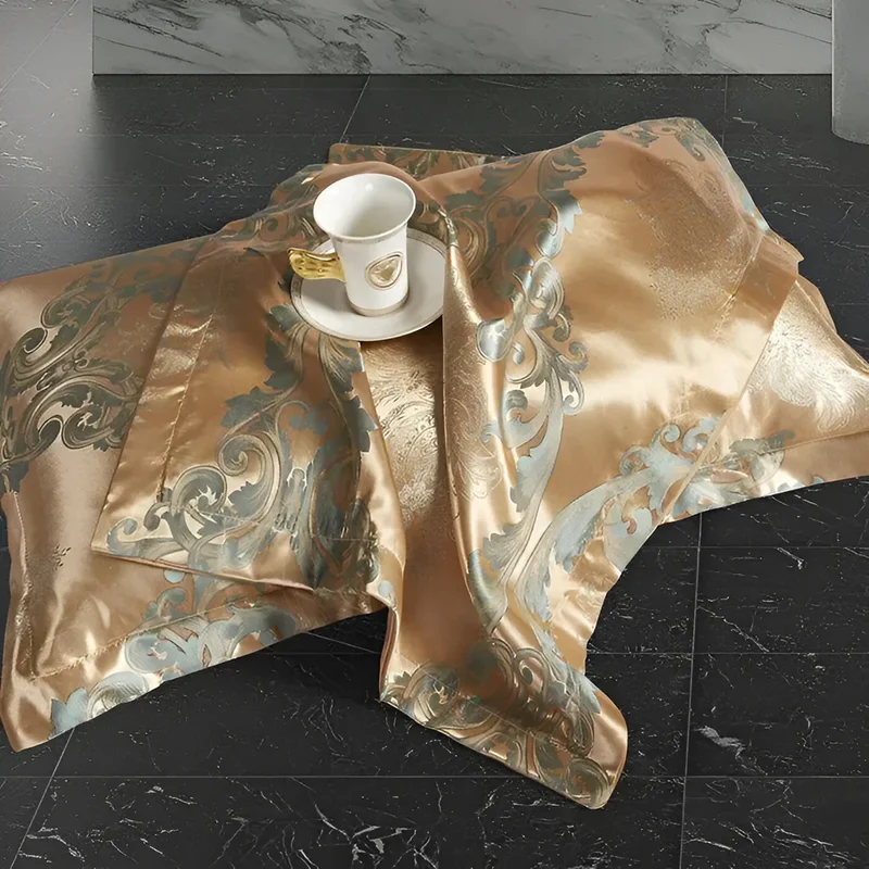 OpalDream – Luksuriøst sengetøjssæt med jacquarddesign og silkeblødhed