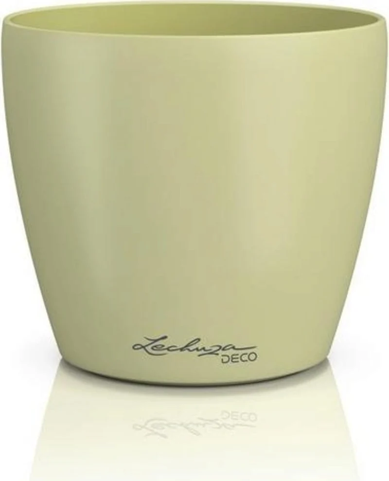 Vaso Classico "Deco 35" D34.5 H32.5CM Verde Tiglio Opaco LECHUZA
