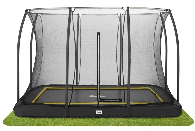 Salta Comfort Edition Ground Trampoline met Veiligheidsnet - 305 x 214 cm - Zwart