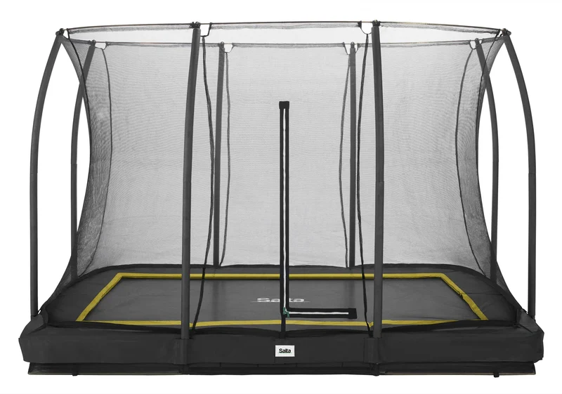 Salta Comfort Edition Ground Trampoline met Veiligheidsnet - 305 x 214 cm - Zwart