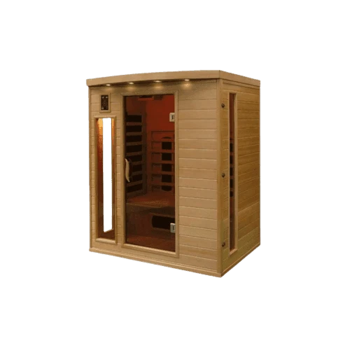 Infrarood Sauna Canadees Hemlock Hout 3 Personen
