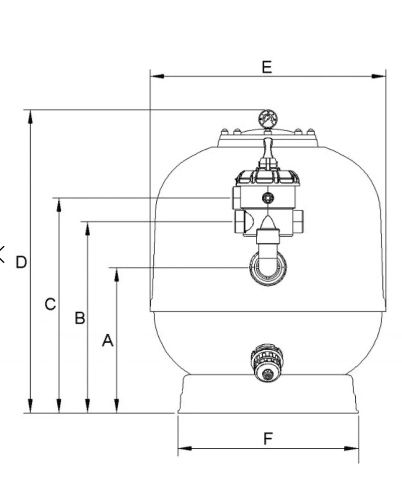 Zodiac MS 470 Zandfilter