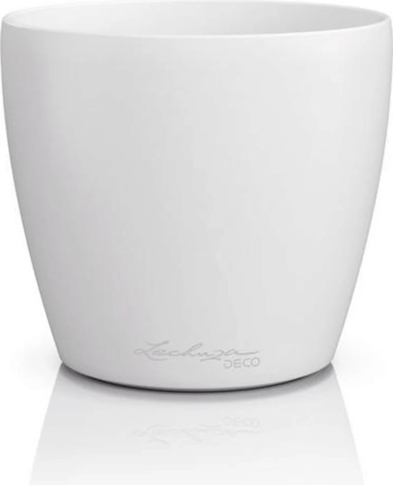 Vaso Classico "Deco 18" D18 H17CM Bianco Opaco LECHUZA