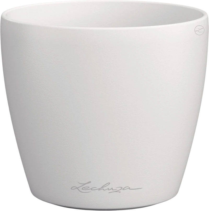 Vaso Classico "Deco 10" D11 H10CM Bianco Opaco LECHUZA