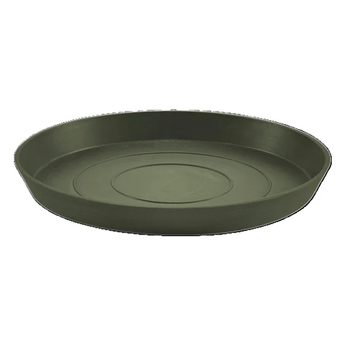 Sottovaso Rotondo D29 H3 cm Verde Kaki ECOPOTS