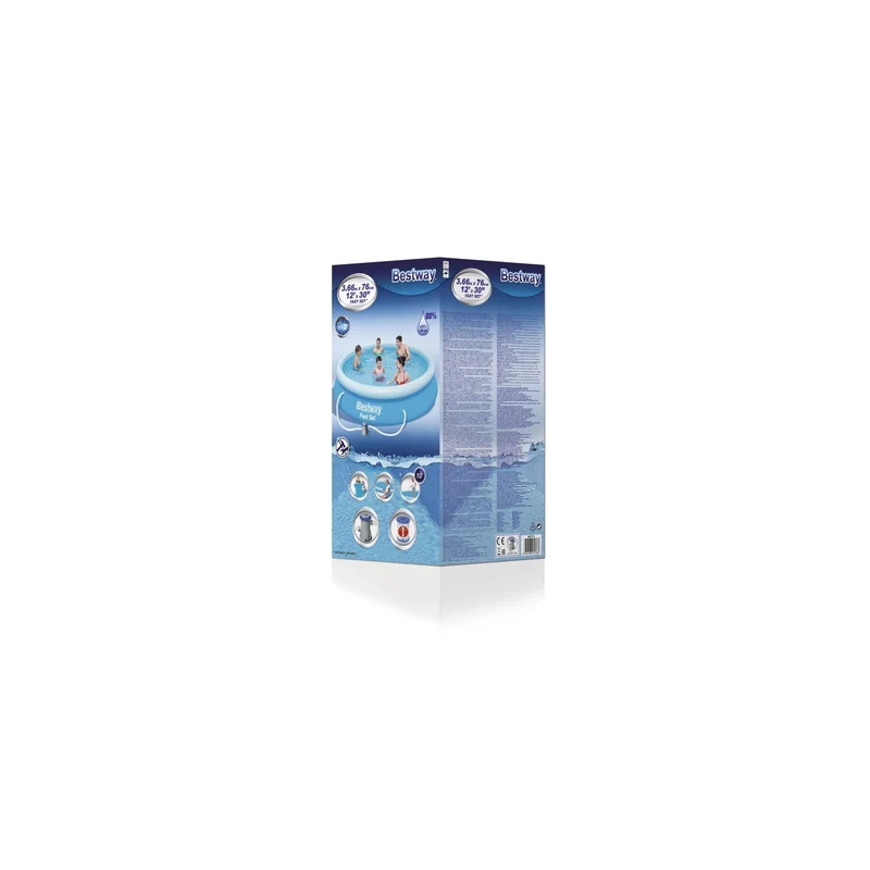 Bestway fast set zwembad met filterpomp Ø366cm x 76cm)