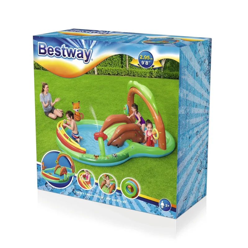 Bestway Opblaasbaar Zwembad: Friendly Woods Playcenter
