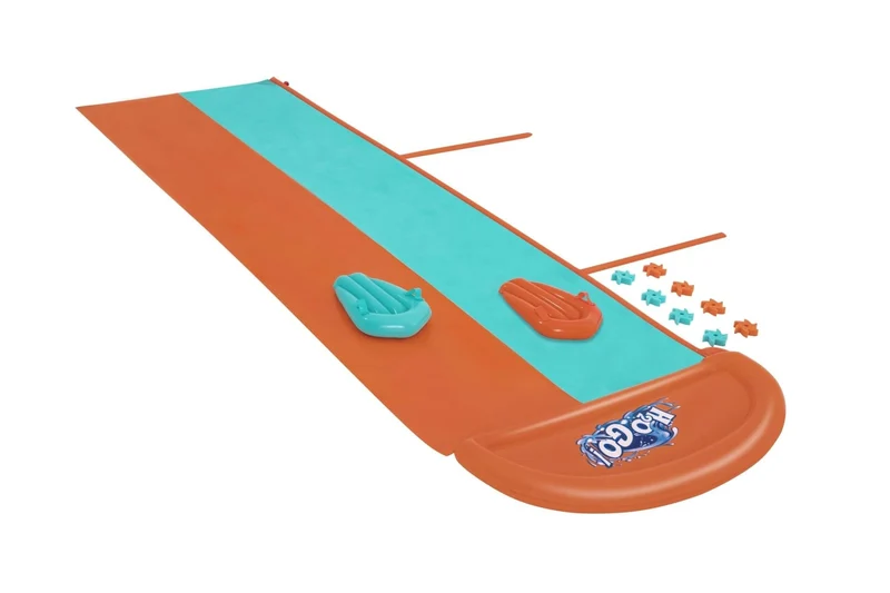 Waterglijbaan Buikschuifbaan met Waterpistool 488cm
