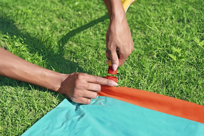 Waterglijbaan Buikschuifbaan met Waterpistool 488cm