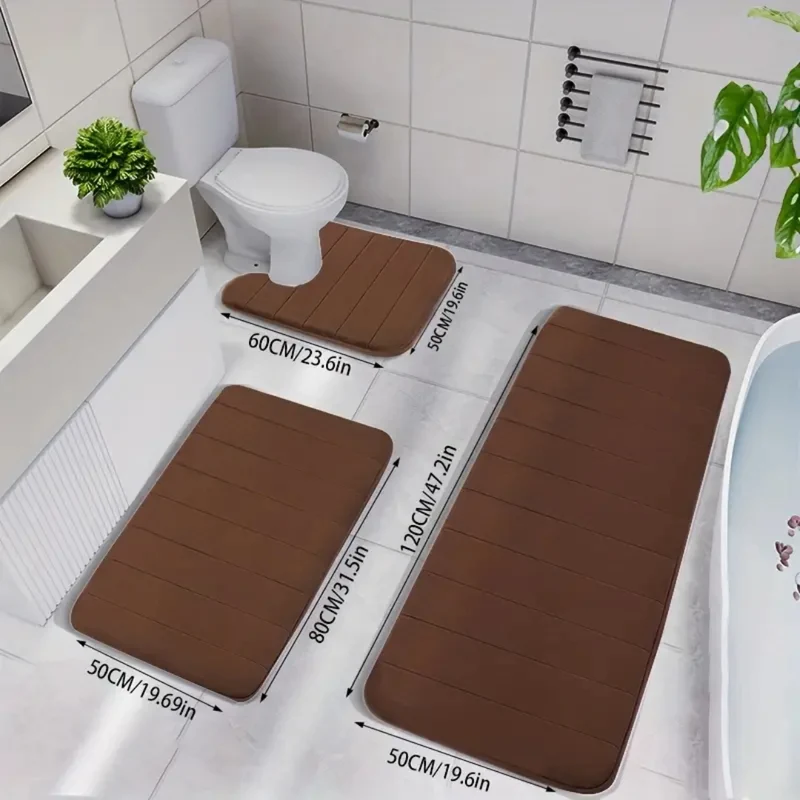 CozyStep - Luksuriøs memory foam-måtte med skridsikker bagside for sikker komfort