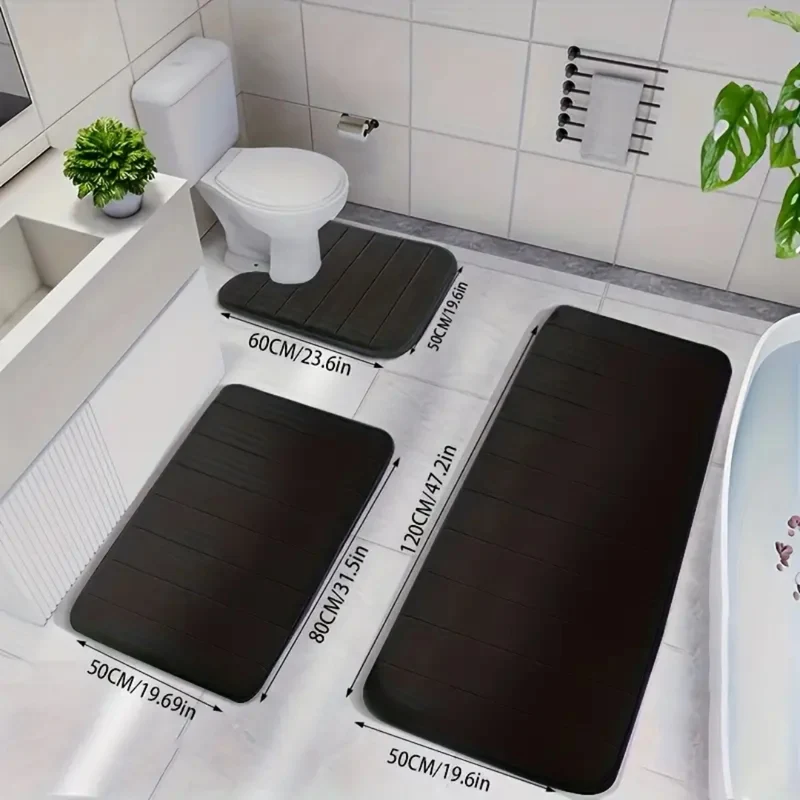 CozyStep - Luksuriøs memory foam-måtte med skridsikker bagside for sikker komfort