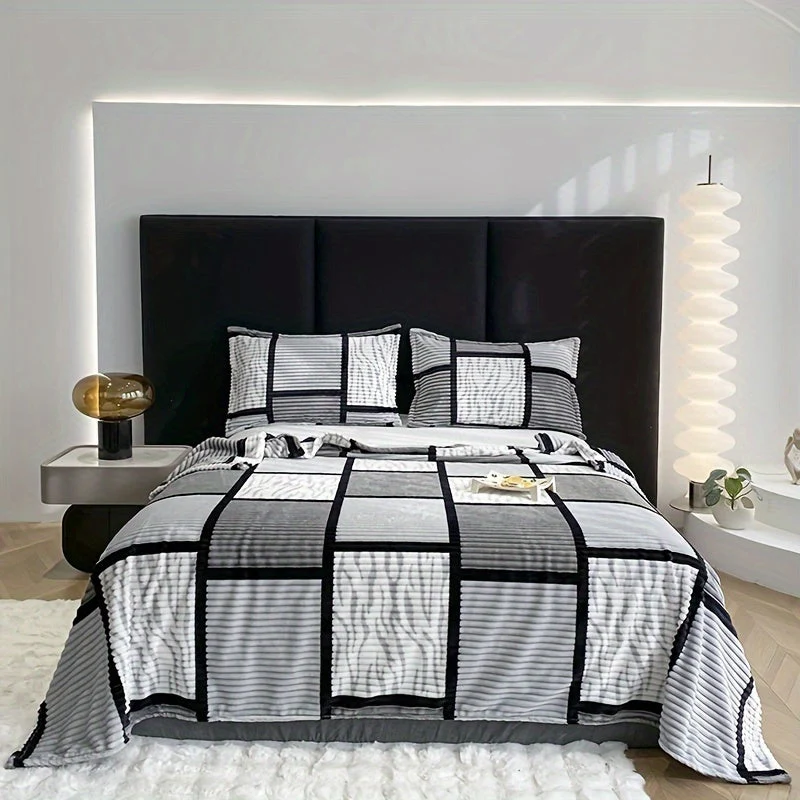 LuxeStripes – Moderne stribemønster Tæppe med stil og komfort