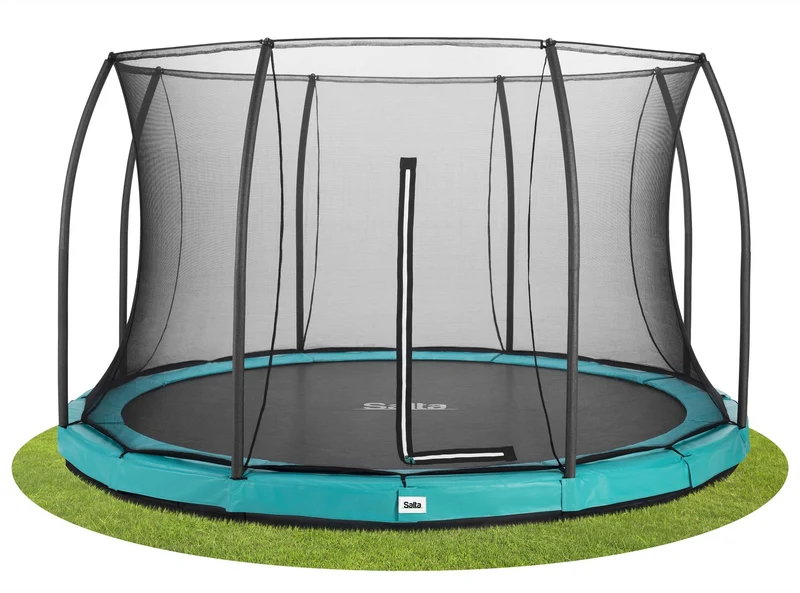 Salta Comfort Edition Ground Trampoline met Veiligheidsnet - 427 cm - Groen