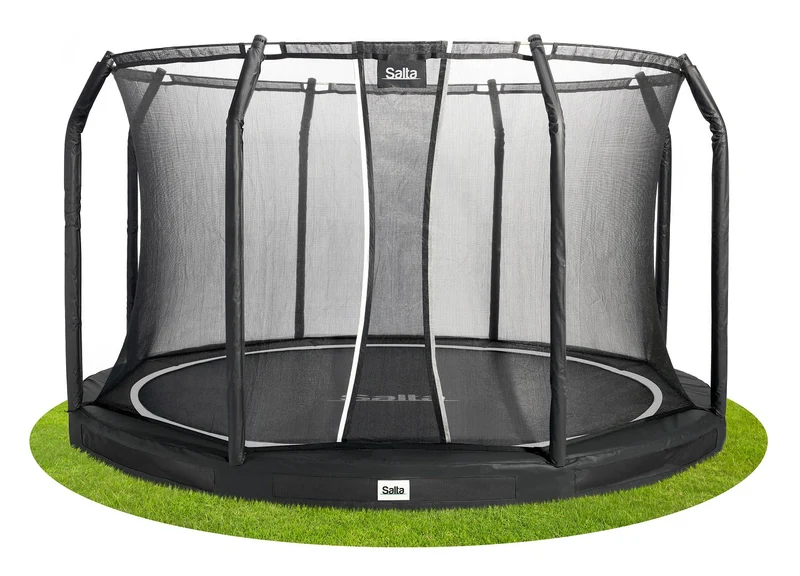 Salta Premium Ground Trampoline met Veiligheidsnet - 305 cm - Zwart